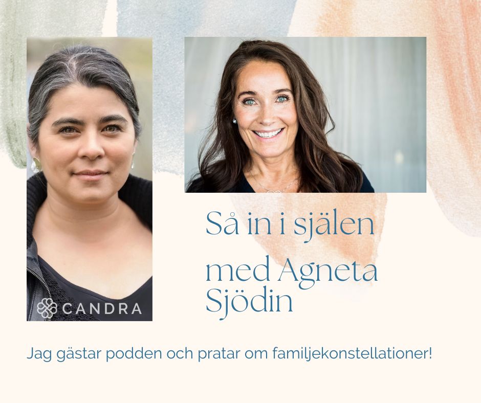 Så in i själen, podcastintervju med Agneta Sjödin och Candra Karlholm
